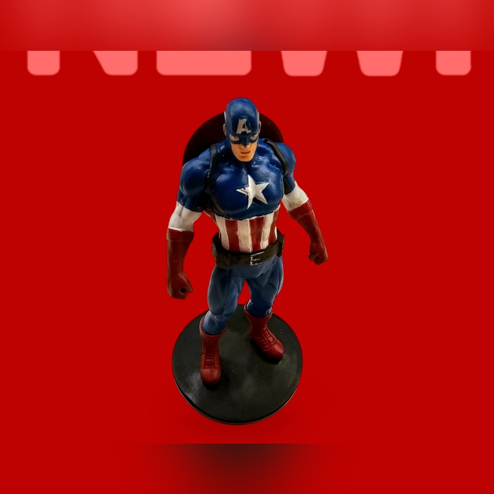 Captain America Marvel Avengers Action Figure Figurine Superhero Cake Topper
